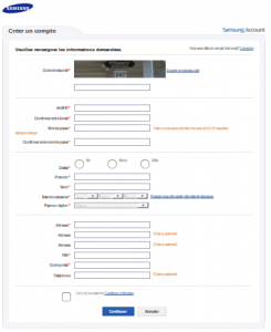 comment connaitre son compte samsung