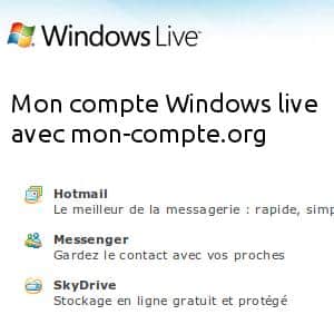 Mon compte Windows live et MSN